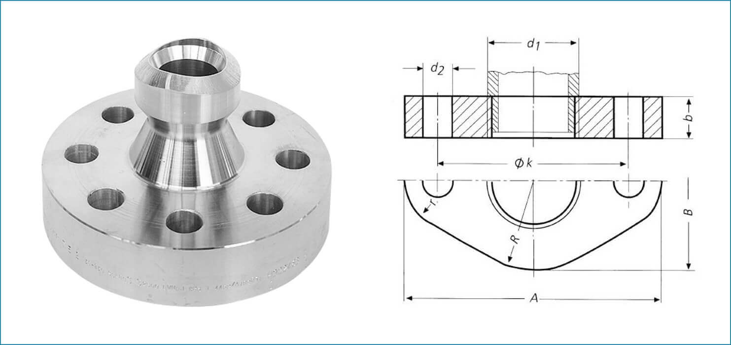 ASME B16.5 Flange Outlet
