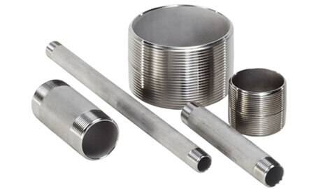 ASTM A182 SS 304 Threaded / Screwed Pipe Nipple